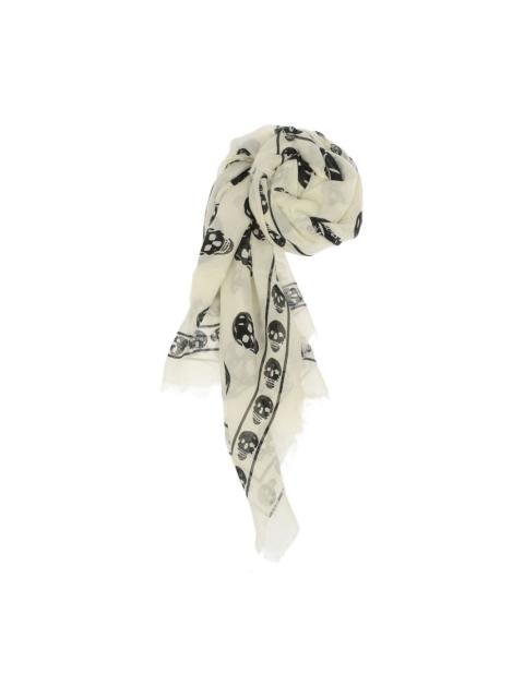 Alexander McQueen skull-print scarf