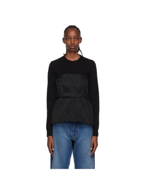 Maison Margiela Black Bodice Camisole