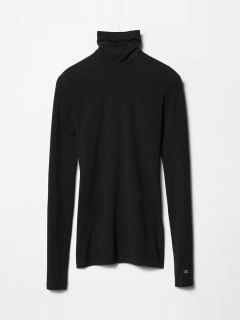 CELINE COTTON JERSEY TURTLENECK