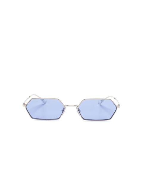 Yevi geometric-frame sunglasses