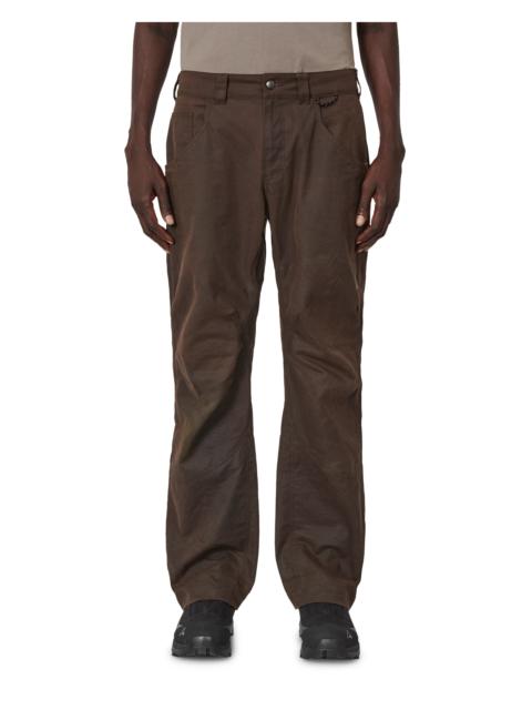 ROA Crimp Shaped Waxed Cotton Pants