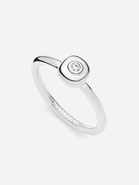 MISSOMA Silver-Plated Molten Soft Square Ring