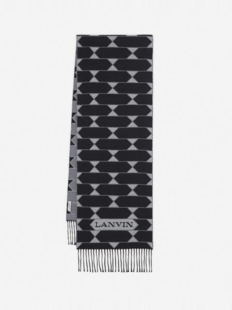 Lanvin TWO-TONE WOOL SCARF