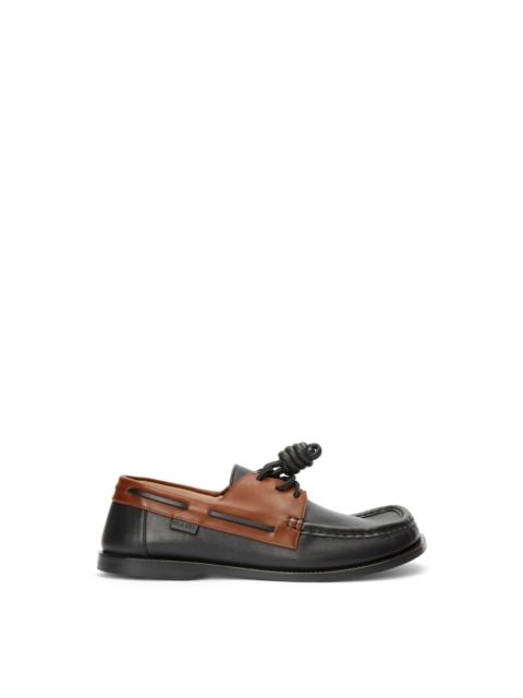 Campo boat shoe in soft calfskin