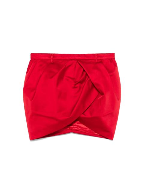 N°21 wrap-detail mini skirt