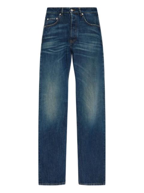MM6 Maison Margiela logo-patch jeans