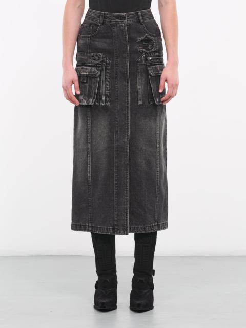 JUUN.J Cargo Denim Skirt