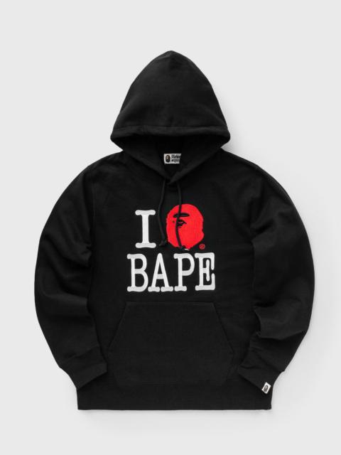 I LOVE BAPE PULLOVER HOODIE