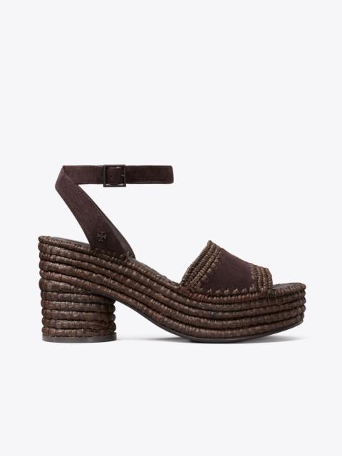 TORY BURCH Woven Platform Sandal