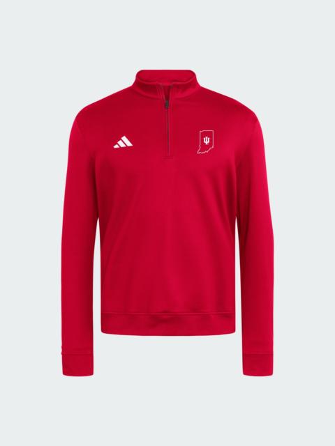 adidas Indiana Hoosiers Ultimate365 Cozy 1/4 Zip Sweatshirt
