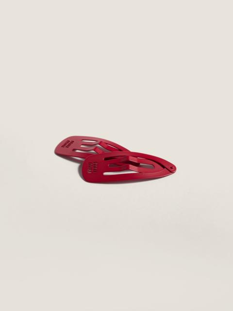 Miu Miu Metal hair clips