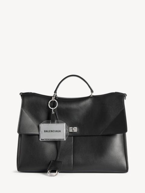 BALENCIAGA Men's Rodeo Portfolio Bag in Black