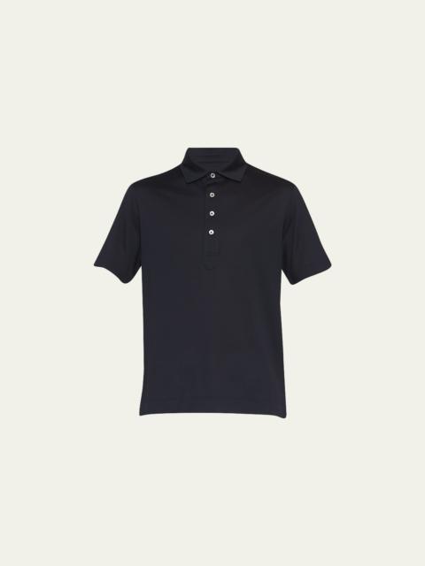 Men's Leggerissimo Silk-Cotton Polo Shirt