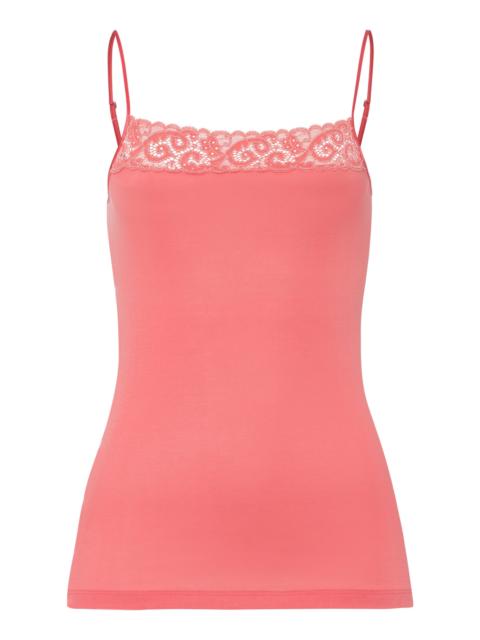 HANRO Moments Lace Trim Cotton Camisole