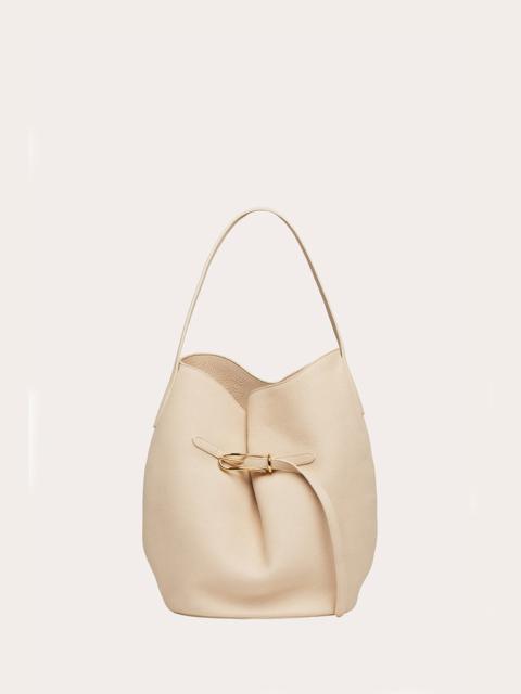Liffner BELTED BUCKET BAG LARGE CREAM