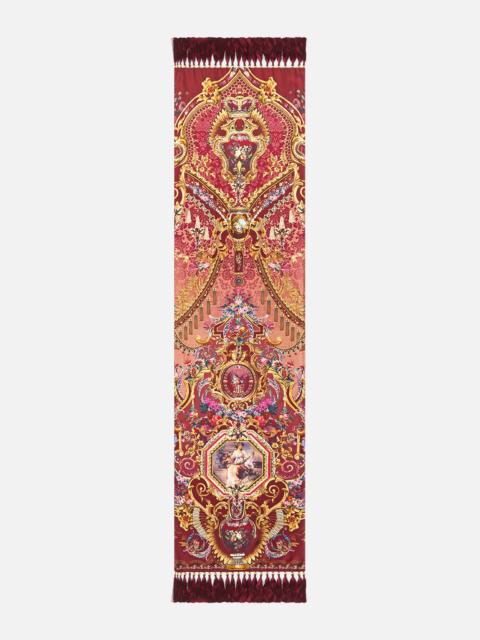 CAMILLA LONG SCARF WITH TASSELS CALL ME A CARRIAGE