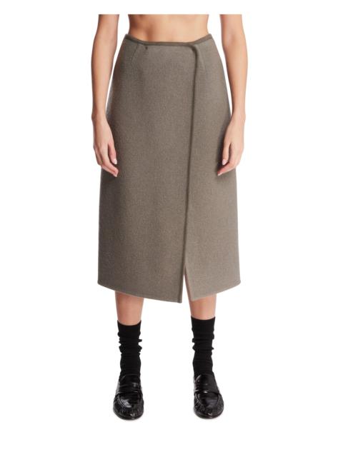RIER Gray Walker Wrap-skirt