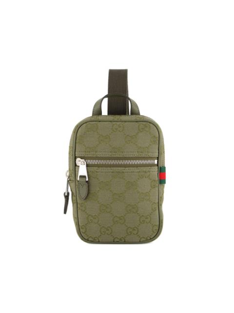 GUCCI GG monogram canvas shoulder bag