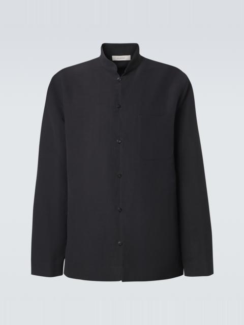 UMITBENAN Franco linen and silk shirt
