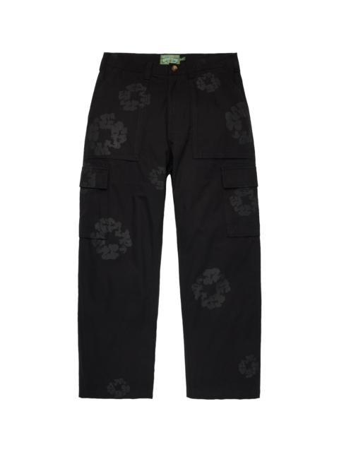 DENIM TEARS Mono Wreath Cargo Pant "Black" DT989
