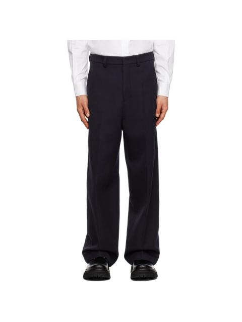 AMI Paris tailored-cut virgin wool trousers