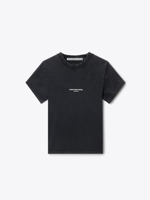 Alexander Wang LOGO PRINT SHORT SLEEVE TEE