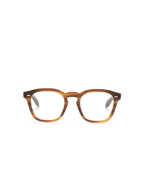 Oliver Peoples N.03 square-frame glasses