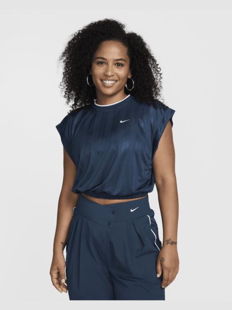Women's Nike Sportswear Collection Dri-FIT Short-Sleeve Jacquard Jersey