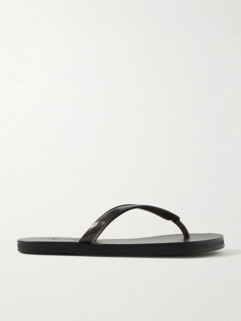 ANCIENT GREEK SANDALS Saionara Jelly PVC flip flops Black