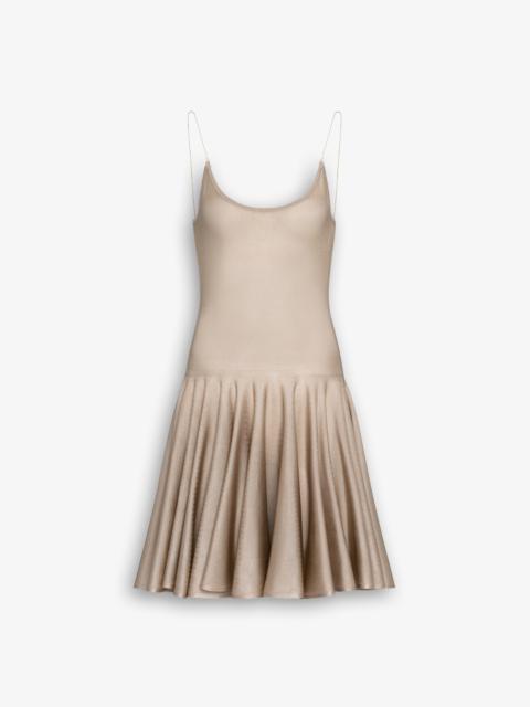 Alaïa KNIT SLIP FLARED DRESS
