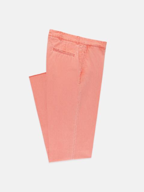 J. PRESS RED WASHED CANVAS CAPE COD PANT