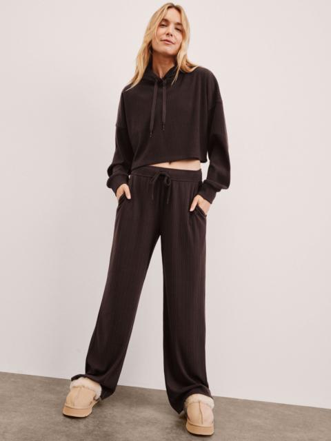 BEYOND YOGA Breathe Easy Ribbed Wide Leg Pant