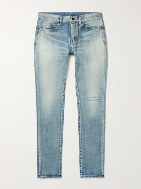 Skinny-Fit Distressed Jeans