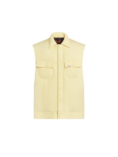 Louis Vuitton Fleece Lined Sleeveless Jacket