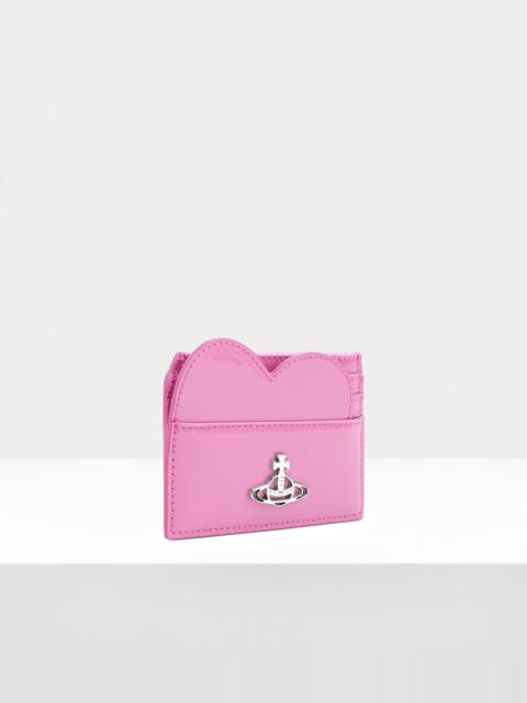 Vivienne Westwood SHINY PATENT HEART CARD HOLDER