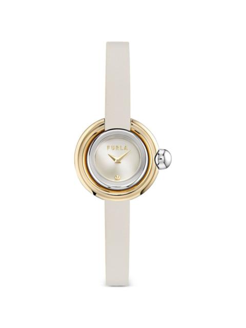 FURLA leather case 28mm watch
