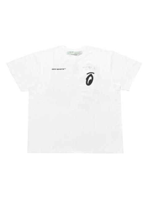 Off-White Splitted Arrows Over T-Shirt 'White'