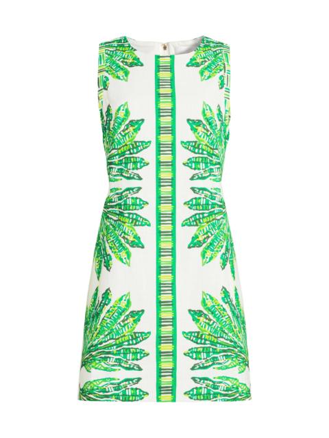 Lilly Pulitzer Women's Devyn Printed Stretch-Cotton Minidress - Kitts Green Shady Babe