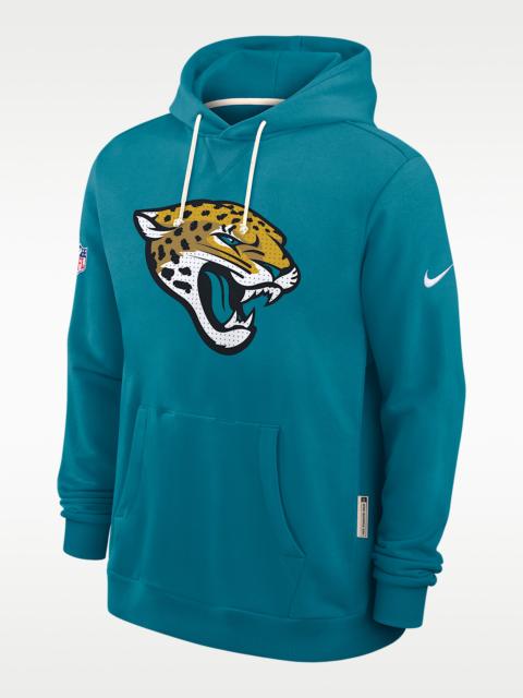Jacksonville Jaguars Initial Home Sideline Men's Nike Dri-FIT NFL Pullover Hoodie