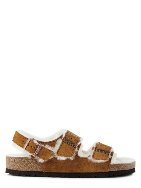 Milano shearling-lined suede sandals