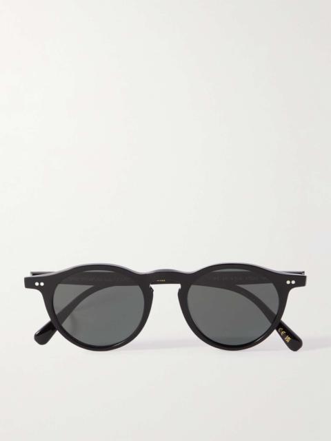 OP-13 Round-Frame Tortoiseshell Acetate Sunglasses