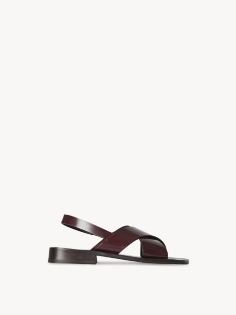 The Row Mensy Sandal in Leather