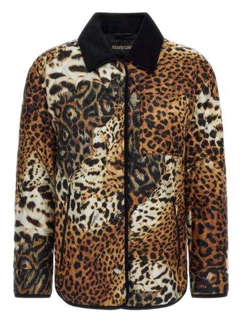Roberto Cavalli leopard-print jacket
