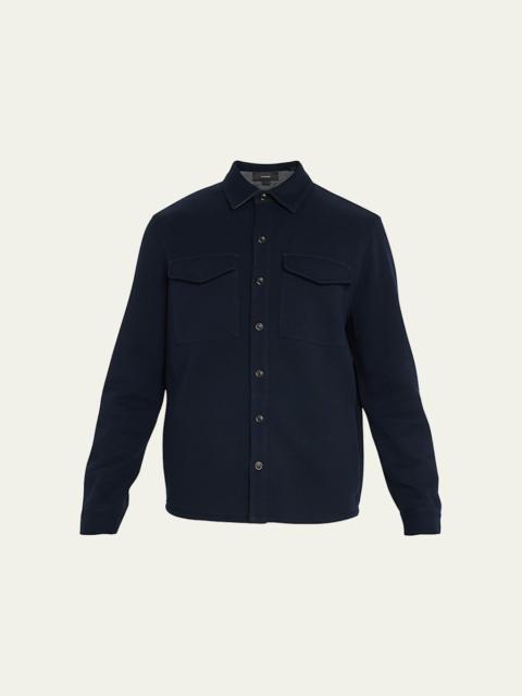 Vince Men's Solid 4-Pocket Shirt Jacket