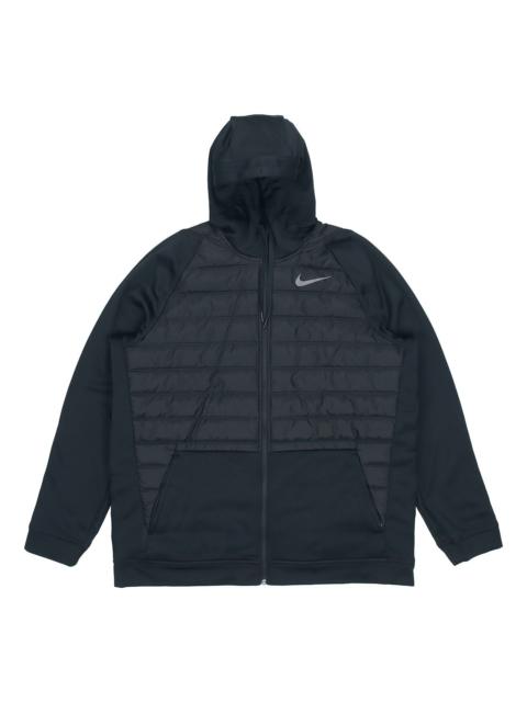 Nike Full-length zipper padded Jacket 'Black' CZ4342-010