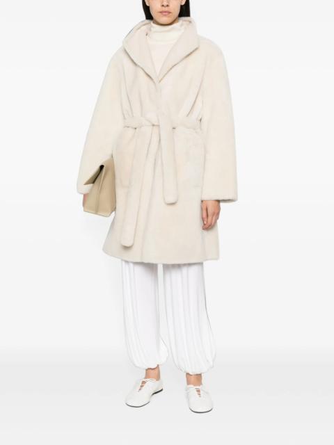 Yves Salomon Yves Salomon Belted Shearling Coat