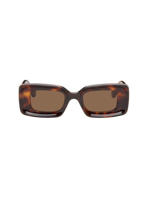 Loewe Brown Rectangular Sunglasses