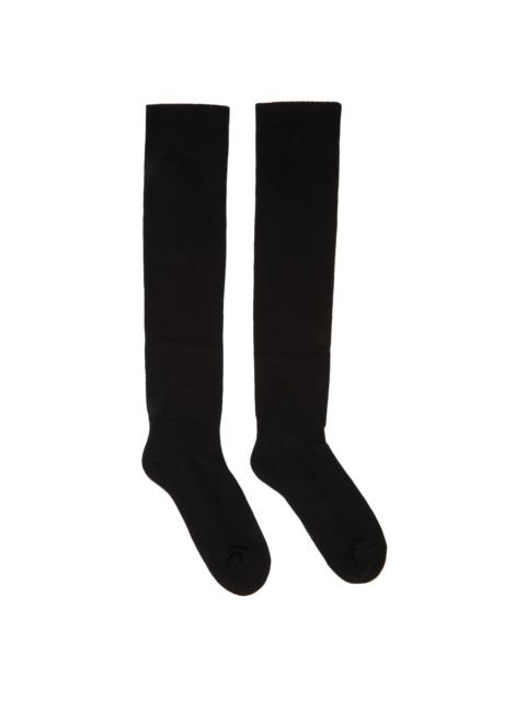 Rick Owens Black Knee-High Socks