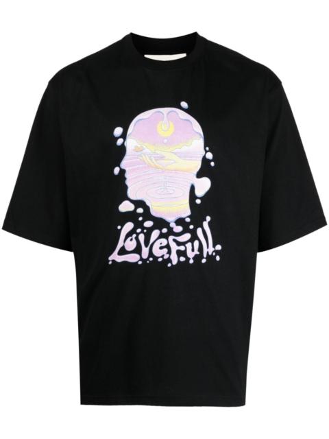 GmbH graphic-print crew-neck T-shirt