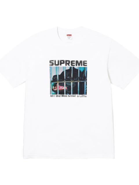 Supreme Growl Tee "FW26 - White" SU28921
